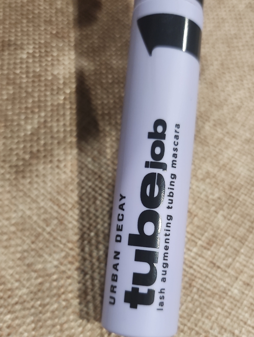 Urban Decay Tubelash Mascara — Light Lavender Tube with Black Text
